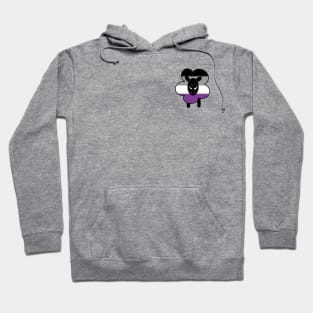 Proud Asexual Rainbow Sheep Hoodie